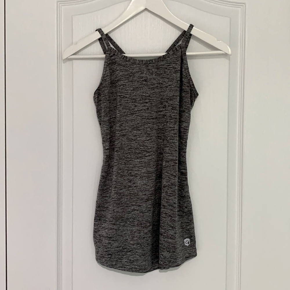Born Primitive Strappy Soft Tank- Heather Grey
